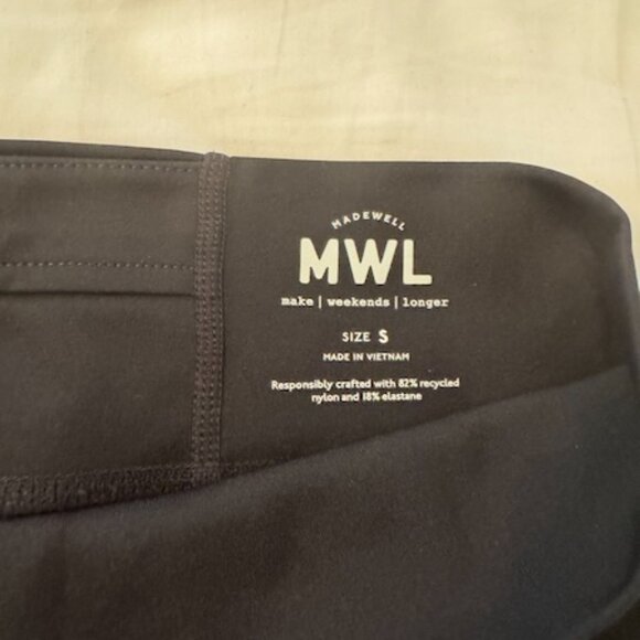 Madewell MWL Black Leggings Size Small - Picture 5 of 6